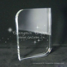 Cristal en blanco K9, Premio de cristal K9, Cristal láser 3D